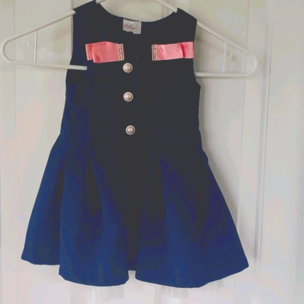 Navy party dress